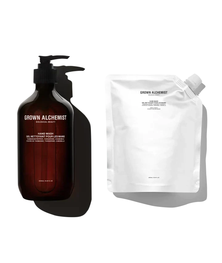 Grown Alchemist Refillable Hand Wash Kit (Tasmanian Pepper, Tangerine, Chamomile)