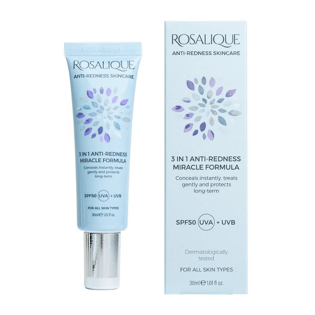 Rosalique 3 in 1 Anti-Redness Miracle Formula SPF50 - 30ml
