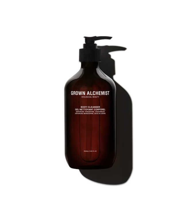 Grown Alchemist Body Cleanser: Geranium, Tangerine, Cedarwood - 500ml