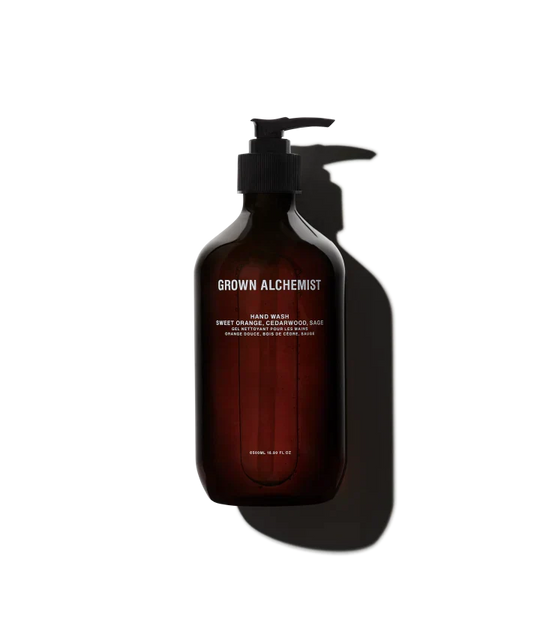 Grown Alchemist Hand Wash: Sweet Orange, Cedarwood, Sage  - 500ml