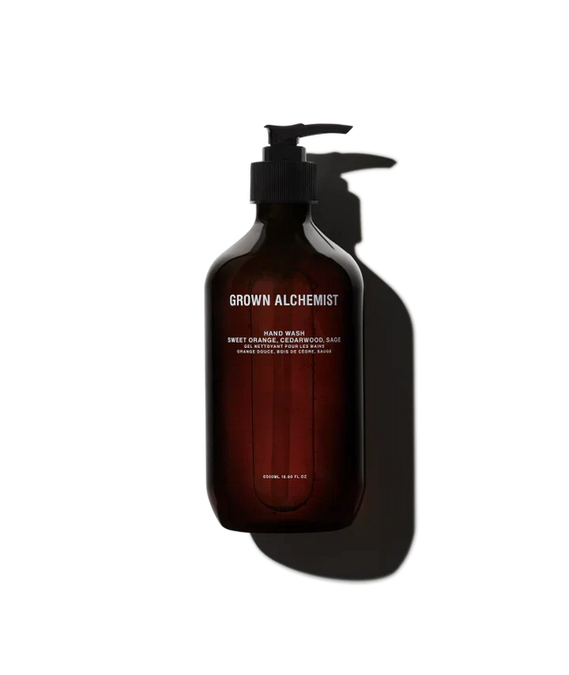 Grown Alchemist Hand Wash: Sweet Orange, Cedarwood, Sage  - 500ml
