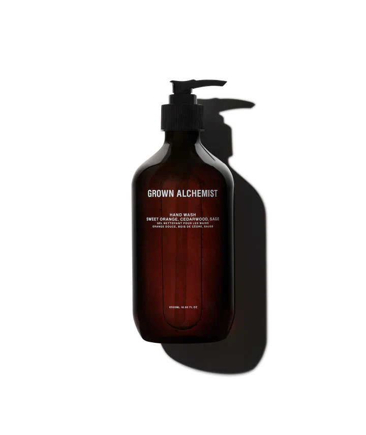 Grown Alchemist Hand Wash: Sweet Orange, Cedarwood, Sage  - 500ml