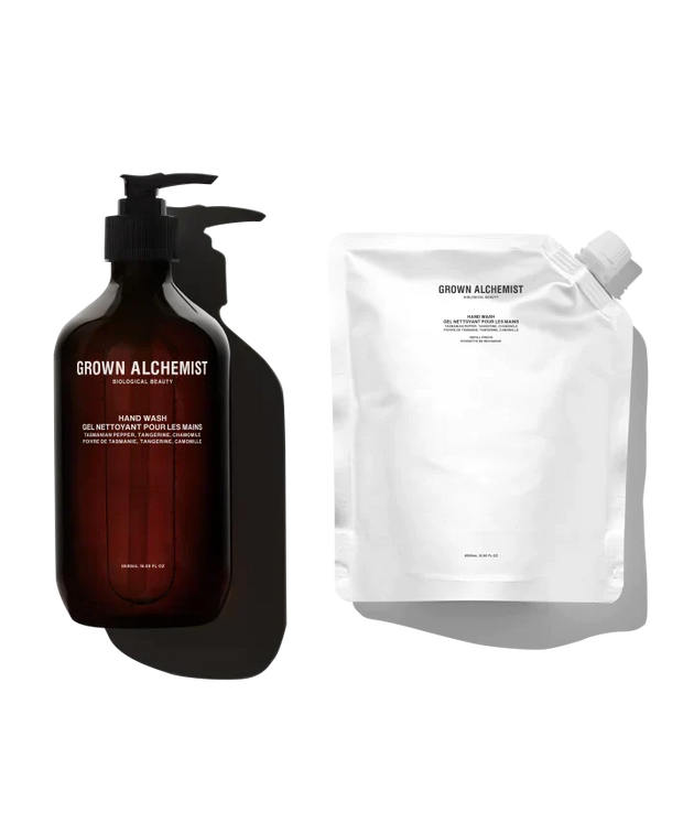Grown Alchemist Refillable Hand Wash Kit (Tasmanian Pepper, Tangerine, Chamomile)