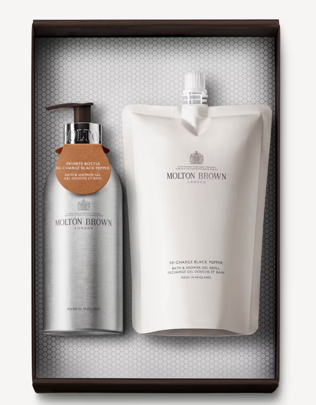 Molton Brown Re-charge Black Pepper Infinite Bottle Body Care Gift