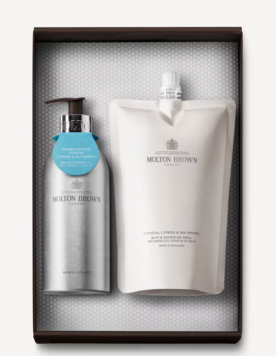 Molton Brown Coastal Cypress & Sea Fennel Infinite Bottle Body Care Gift Set