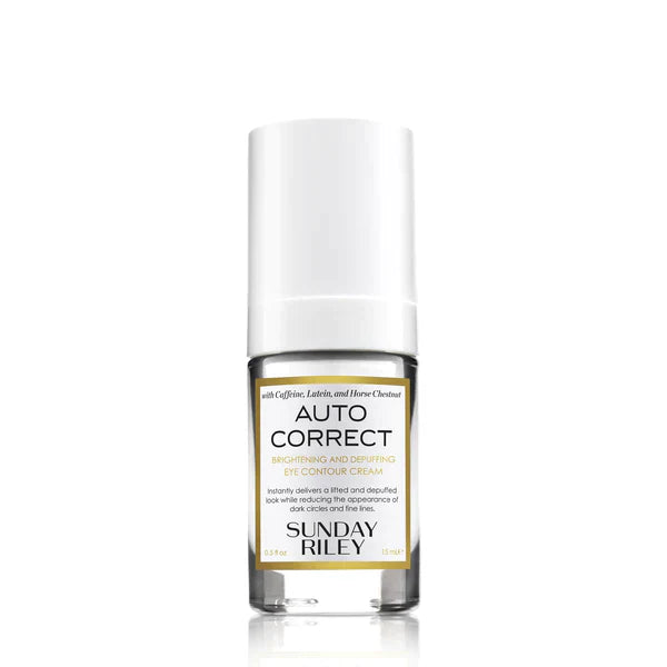 Sunday Riley Auto Correct Brightening and Depuffing Eye Contour Cream - 15ml