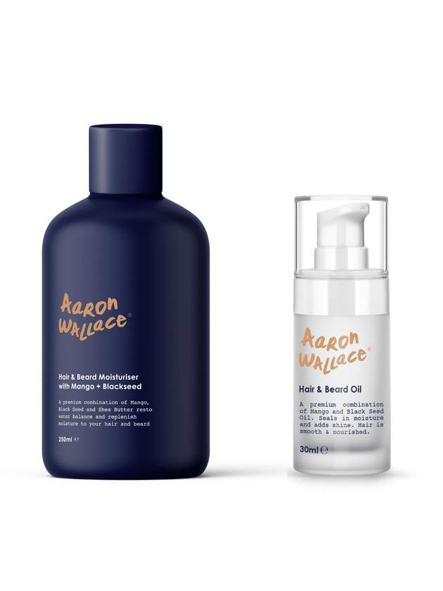 Aaron Wallace Soften + Seal Beard Care Combo