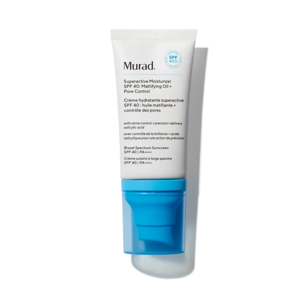 Murad Superactive Moisturiser SPF 40: Mattifying Oil + Pore Control - 50ml